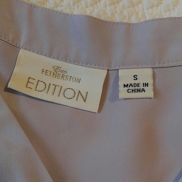 - Erin Fetherston Edition lavender Button bl… - Picture 3 of 8